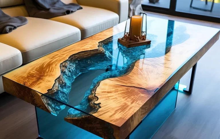 river_wooden_table